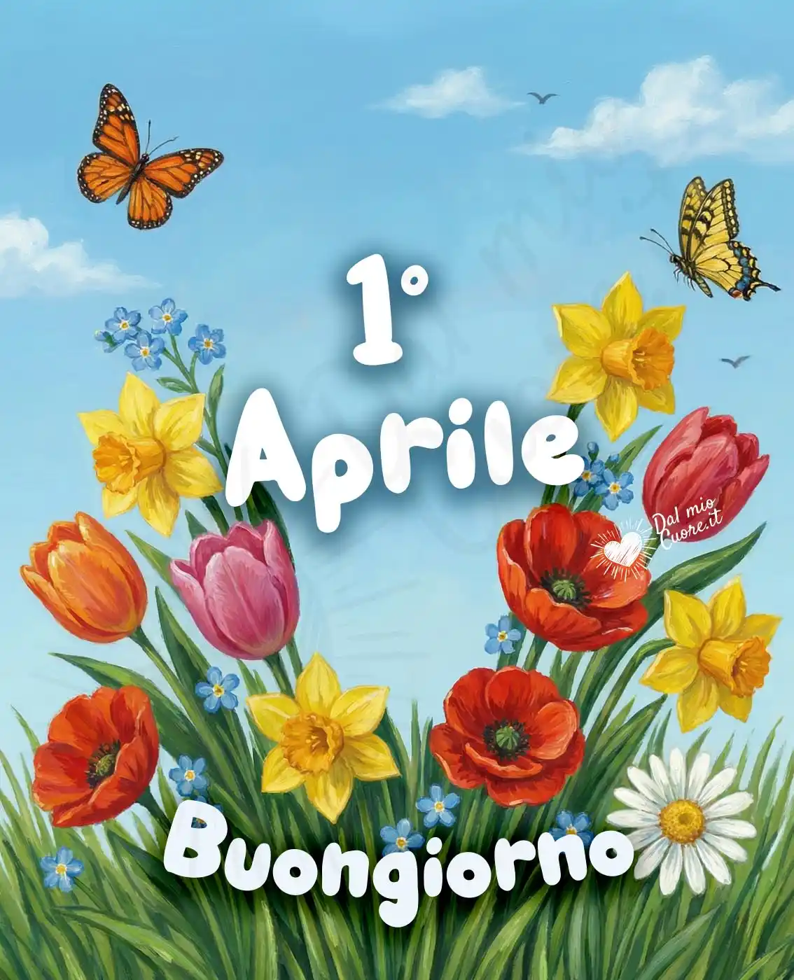 Buon 1° Aprile. Buongiorno