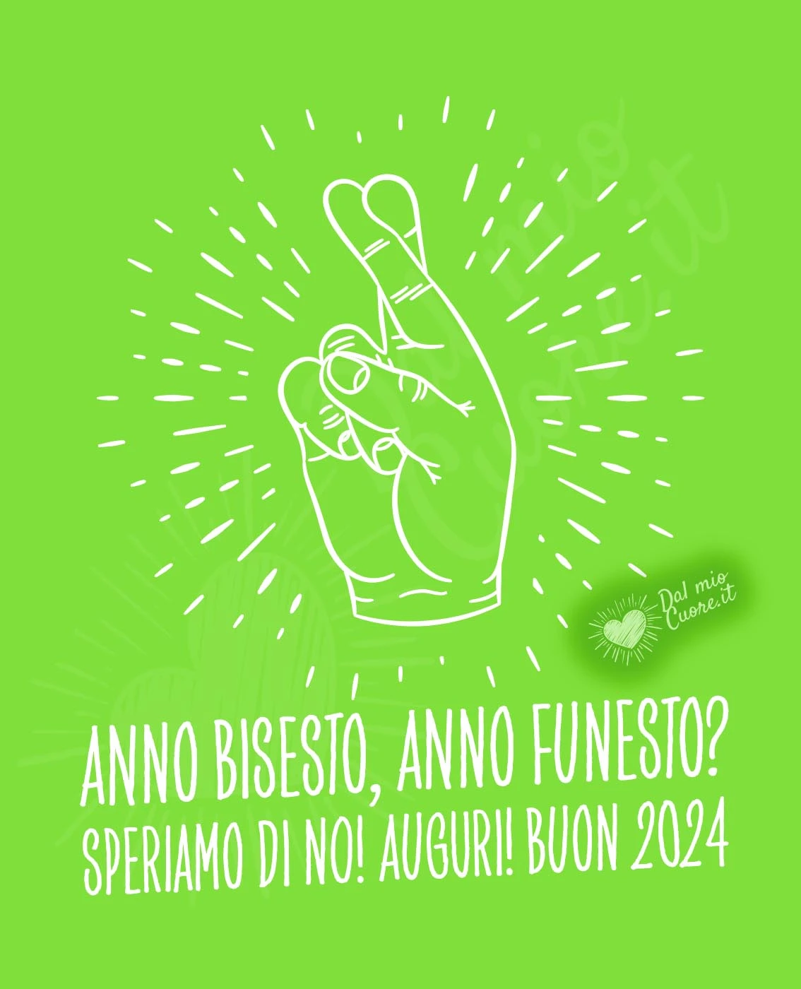 Anno bisesto, anno funesto? Speriamo di no! Auguri! Buon 2024 Anno bisesto, anno funesto? Speriamo di no! Auguri! Buon 2024