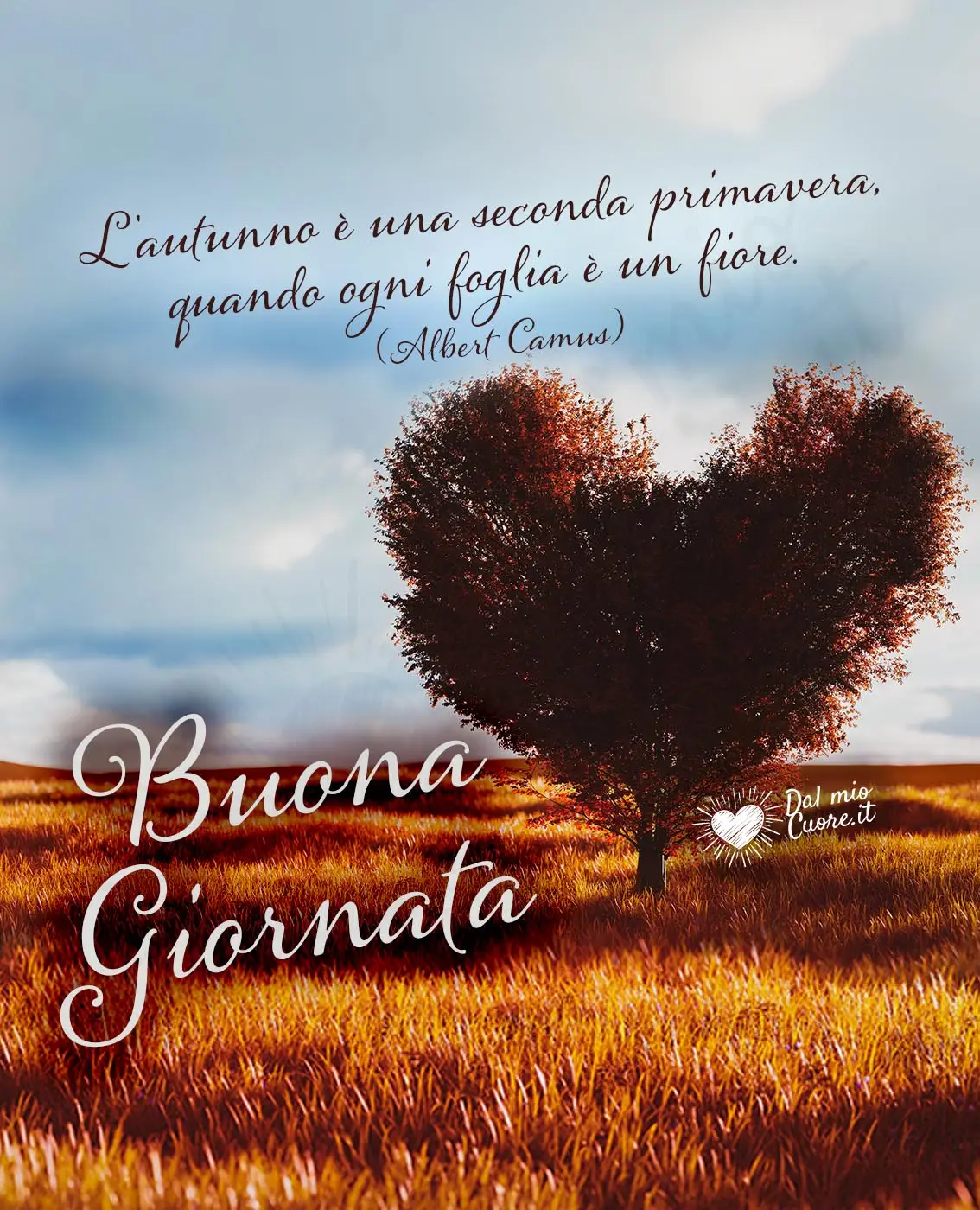 Buona Giornata. L'autunno è una seconda primavera, quando ogni foglia è un fiore.
