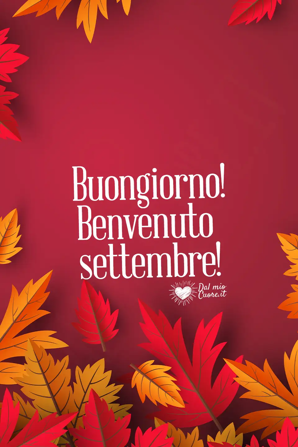 Benvenuto settembre