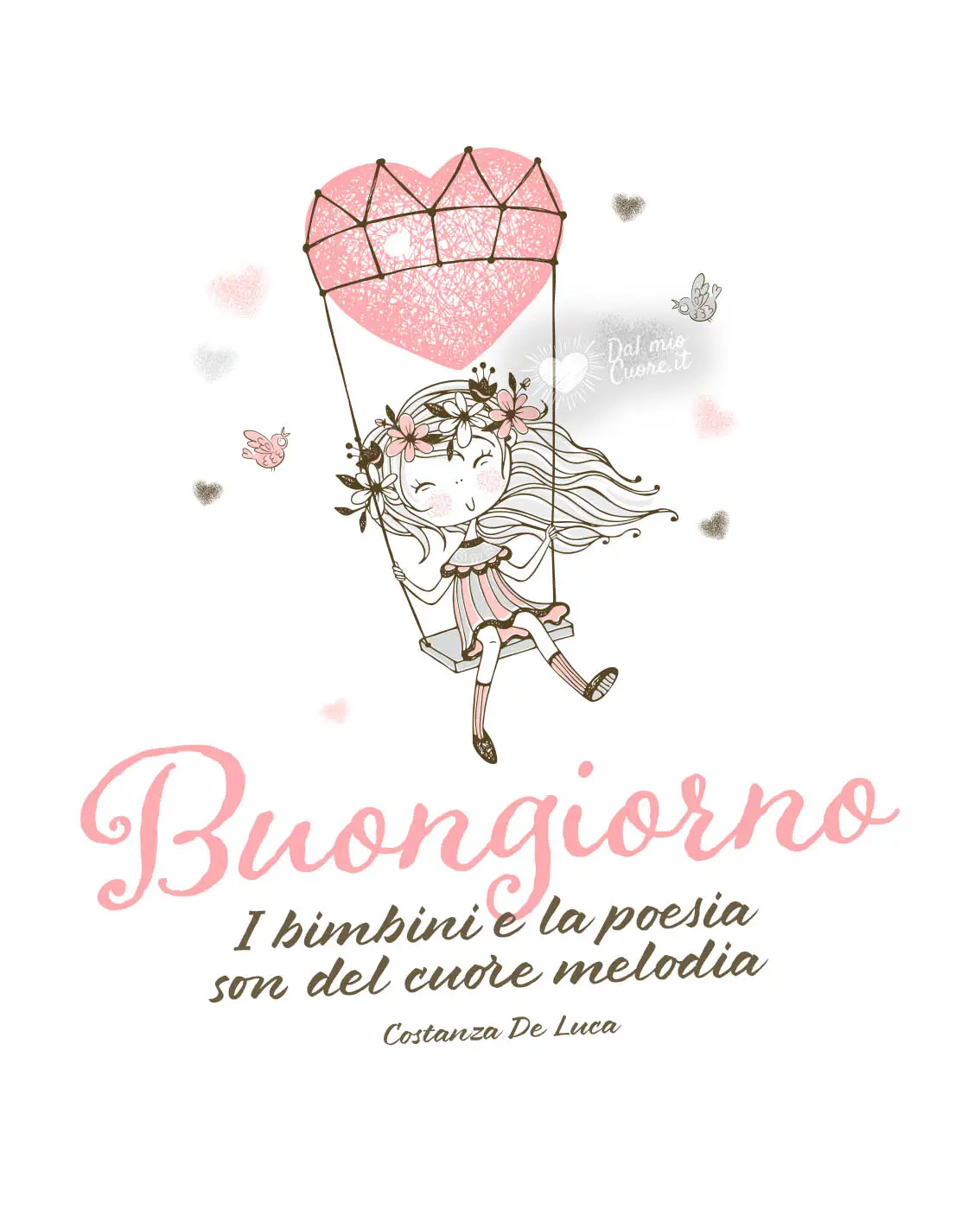 I bimbini e la poesia son del cuore melodia. Buongiorno I bimbini e la poesia son del cuore melodia. Buongiorno