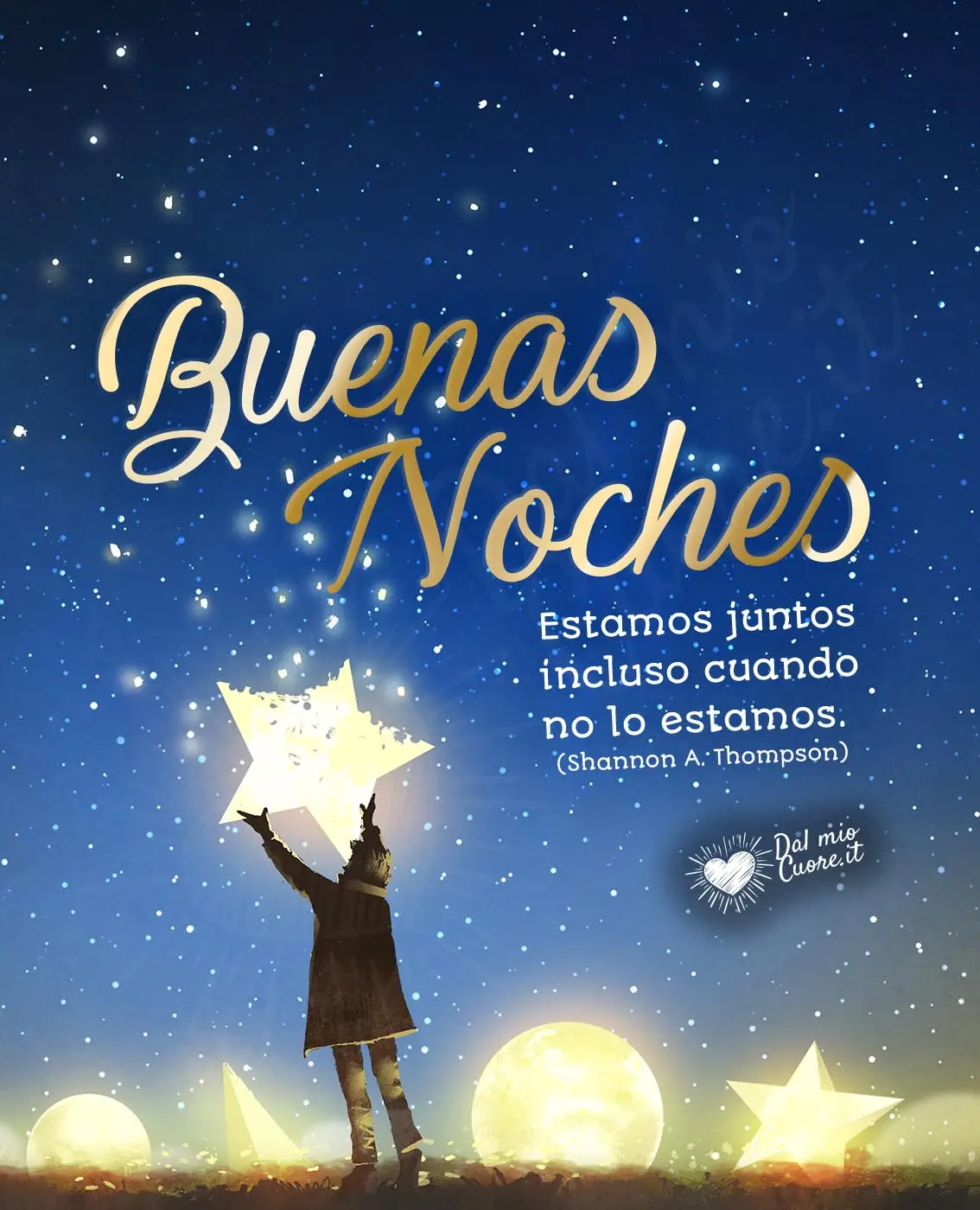 Buenas Noches. Estamos juntos incluso cuando no lo estamos Buenas Noches. Estamos juntos incluso cuando no lo estamos