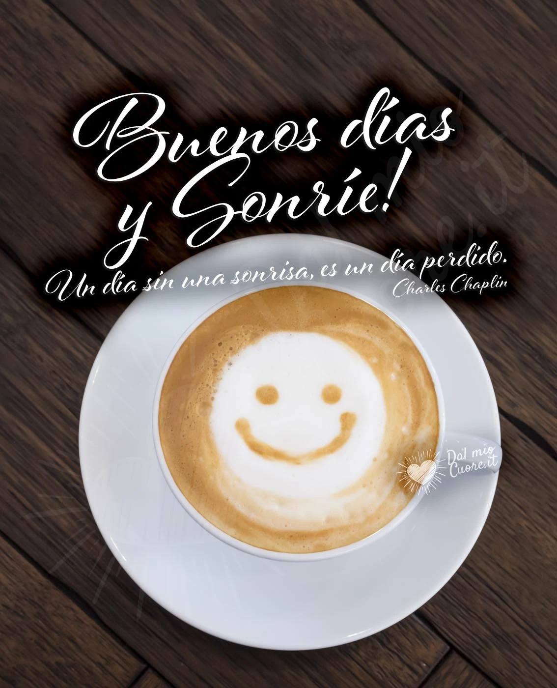 Buenos días y Sonríe! Un día sin una sonrisa, es un día perdido.