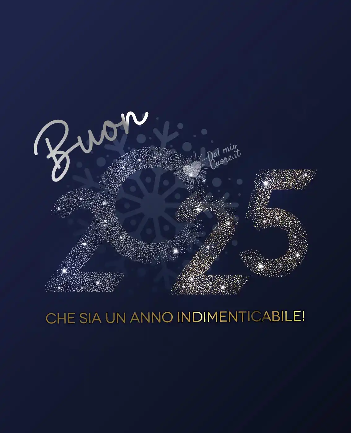 Buon 2025! Che sia un anno indimenticabile!