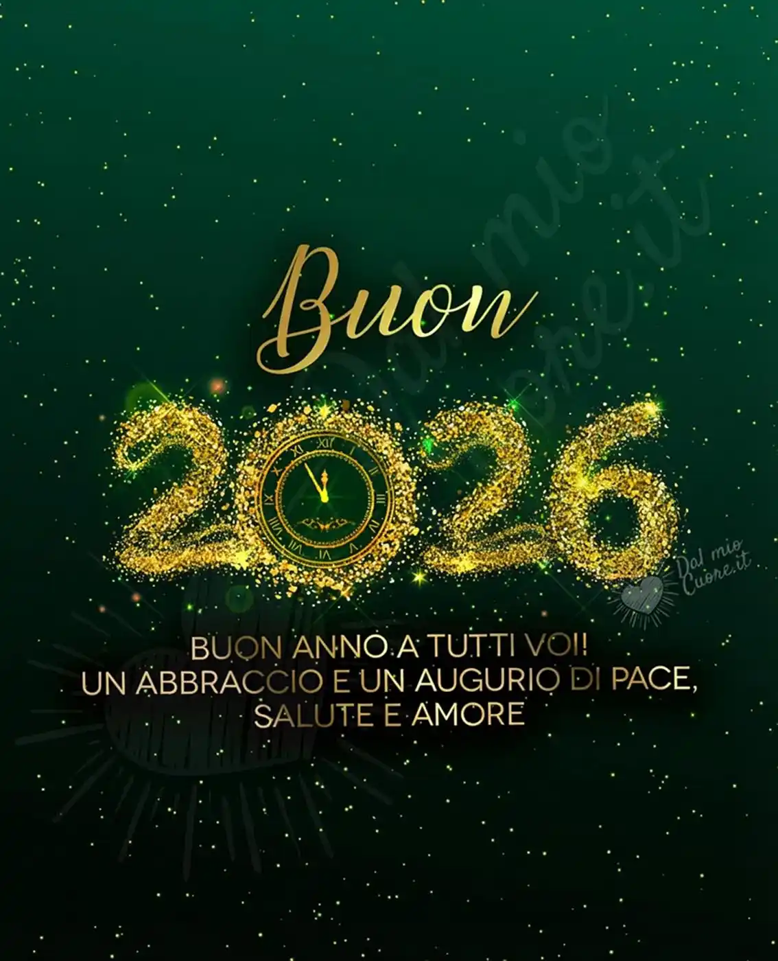 Buon anno a tutti voi! un abbraccio e un augurio di pace, salute e amore