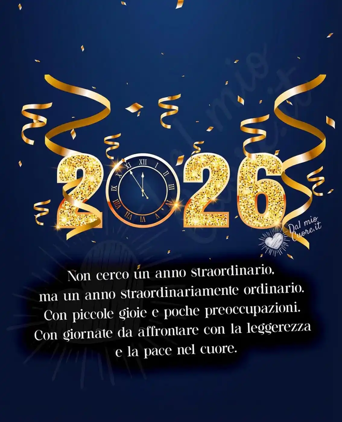 Buon 2026 con frase