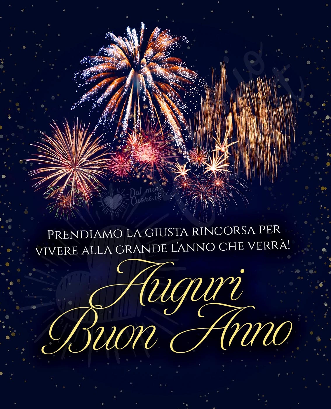 Auguri! Buon Anno! Frase: Prendiamo la giusta rincorsa per vivere alla grande l'anno che verrà Auguri! Buon Anno! Frase: Prendiamo la giusta rincorsa per vivere alla grande l'anno che verrà