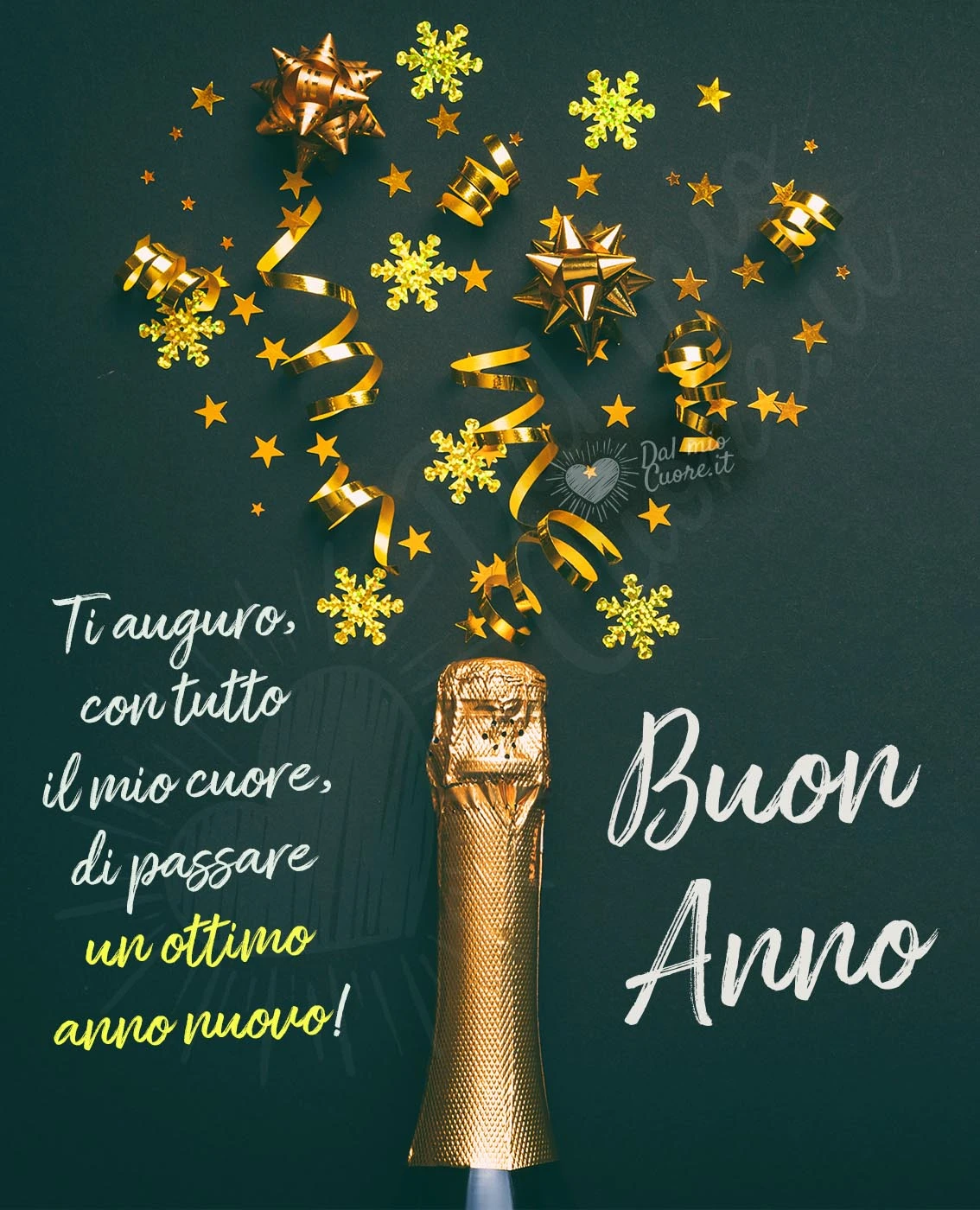 Ti auguro, con tutto il mio cuore, di passare un ottimo anno nuovo! Frase buon anno