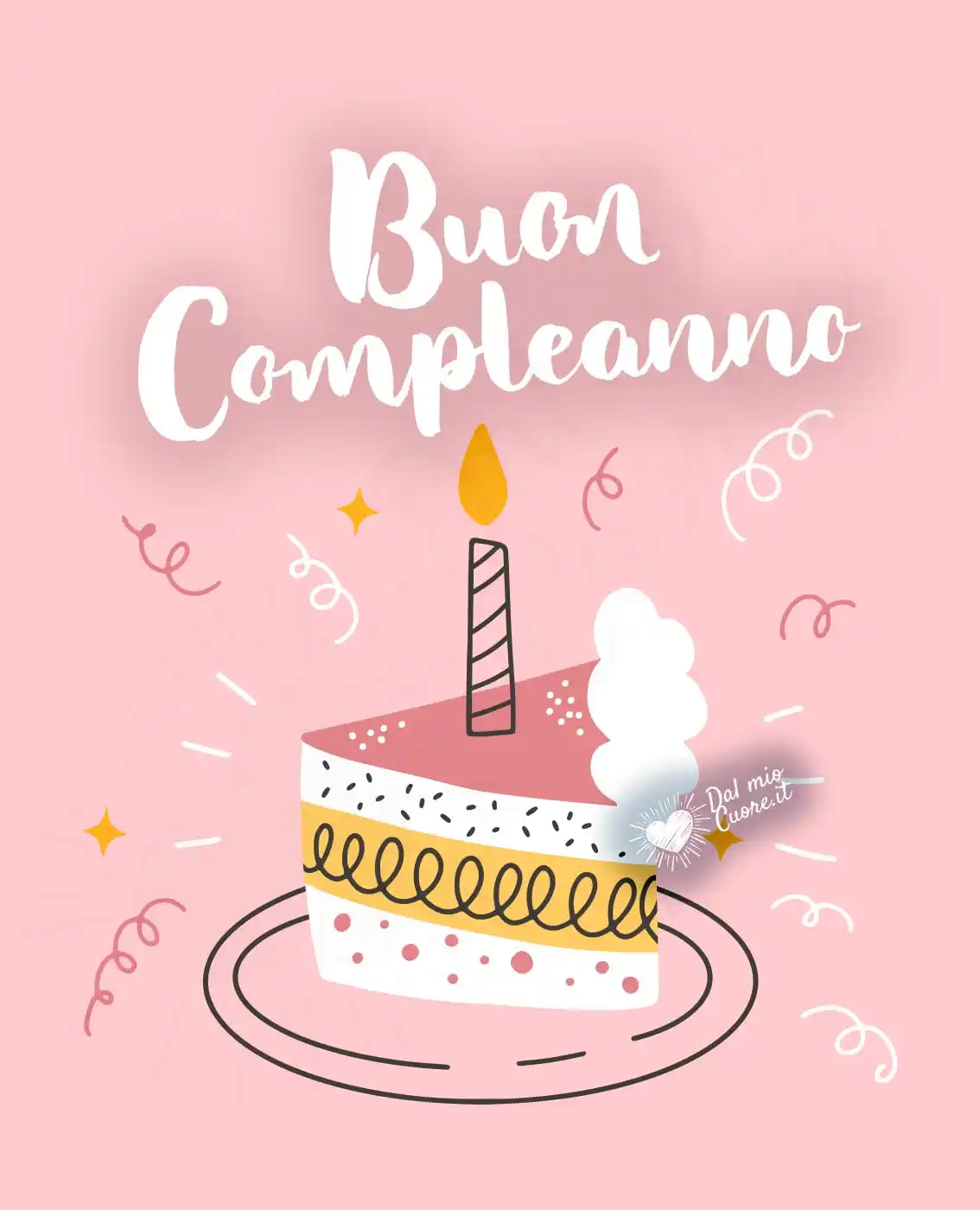 Immagini Buon Compleanno con dolcezza