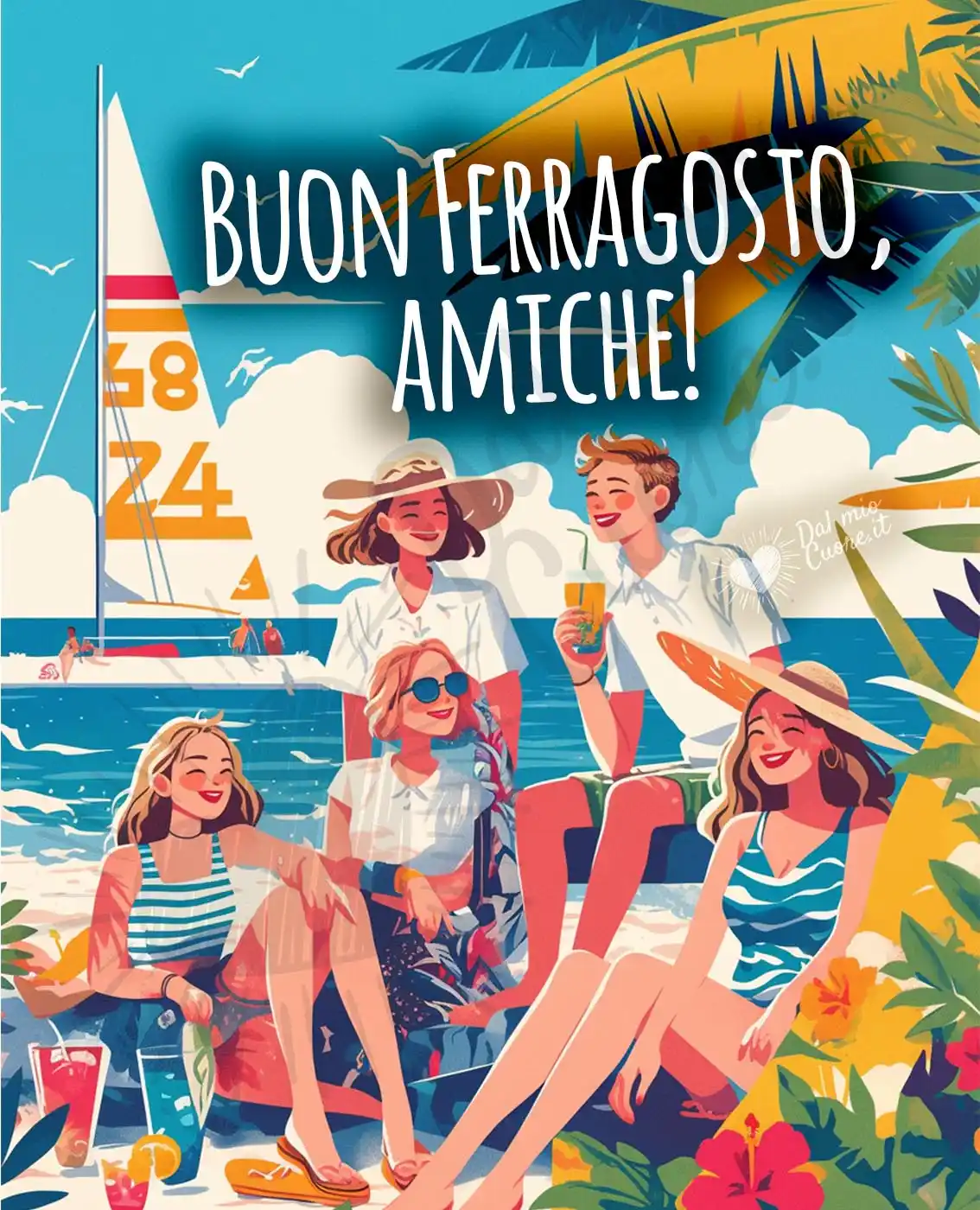 Buon ferragosto, amiche! Buon ferragosto, amiche!
