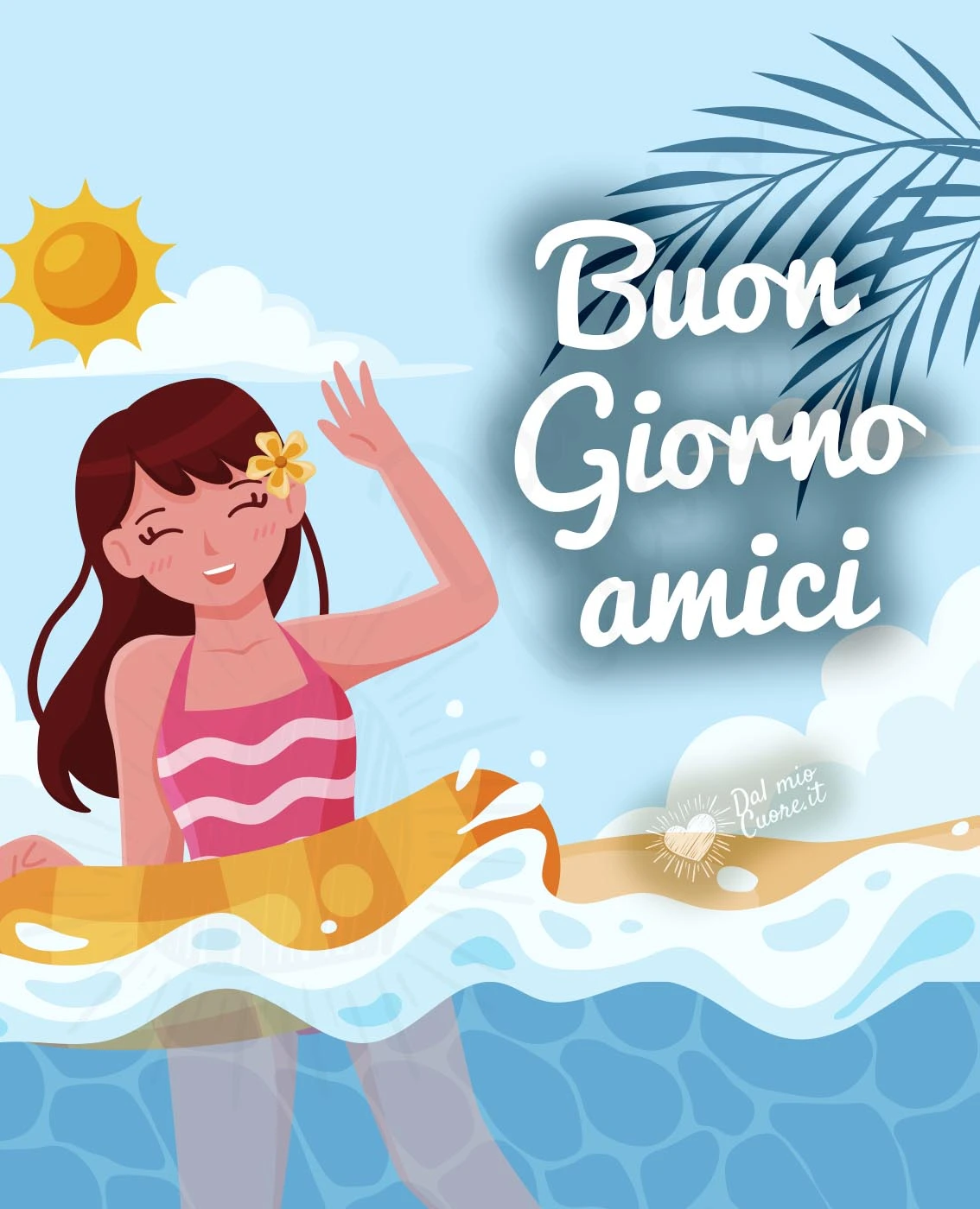 Buon giorno amici estivo