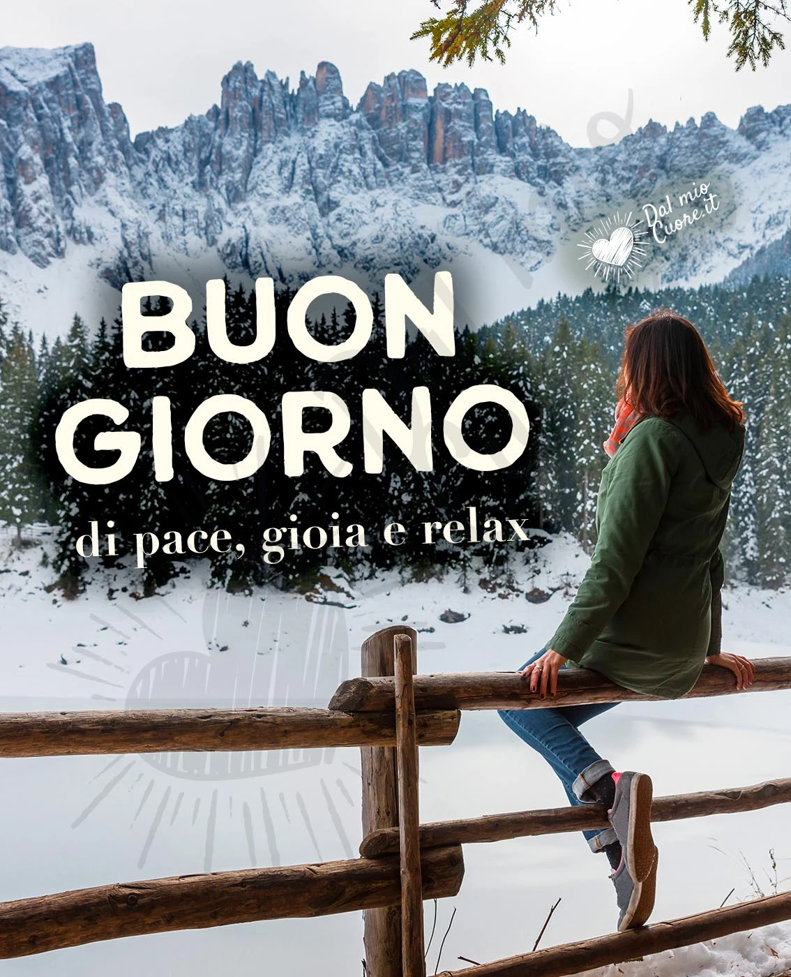 Buon giorno di pace, gioia e relax
