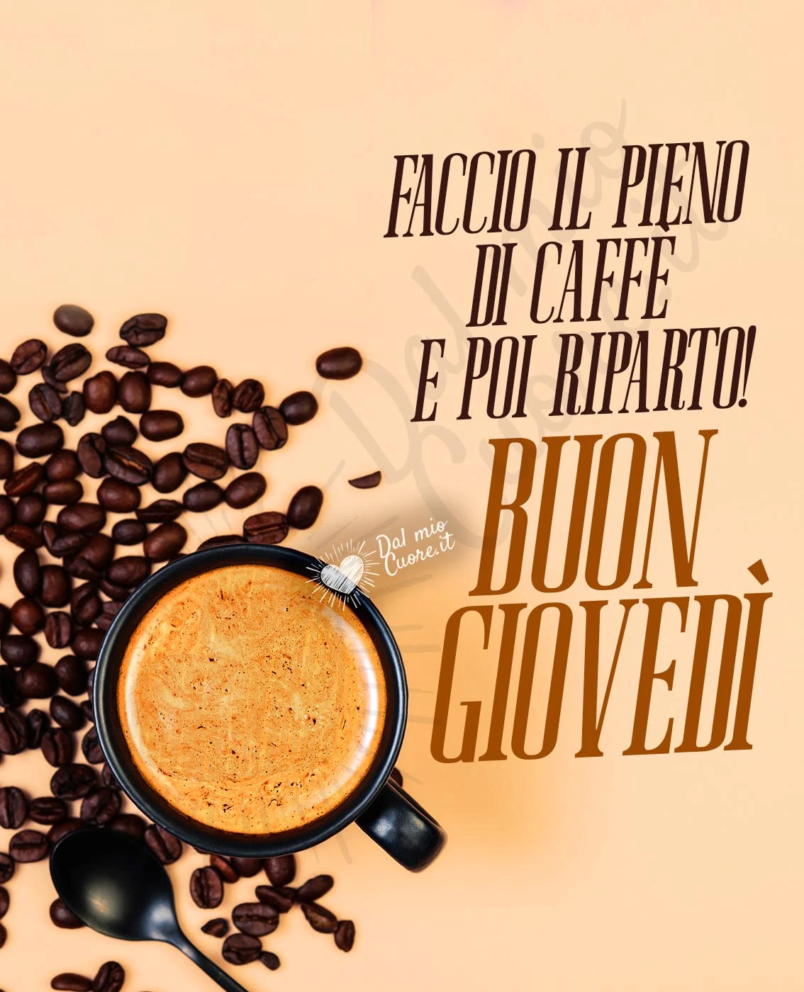 Buon giovedì! Faccio il pieno di caffè e poi riparto! Buon giovedì! Faccio il pieno di caffè e poi riparto!