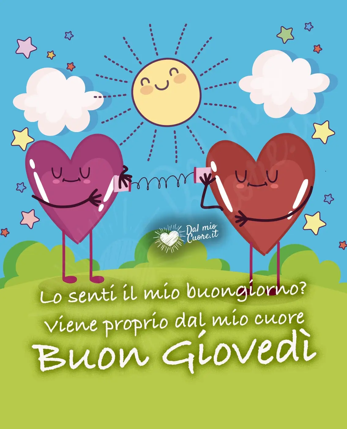 Lo senti il mio buongiorno? Viene proprio dal mio cuore. Buon Giovedì Lo senti il mio buongiorno? Viene proprio dal mio cuore. Buon Giovedì