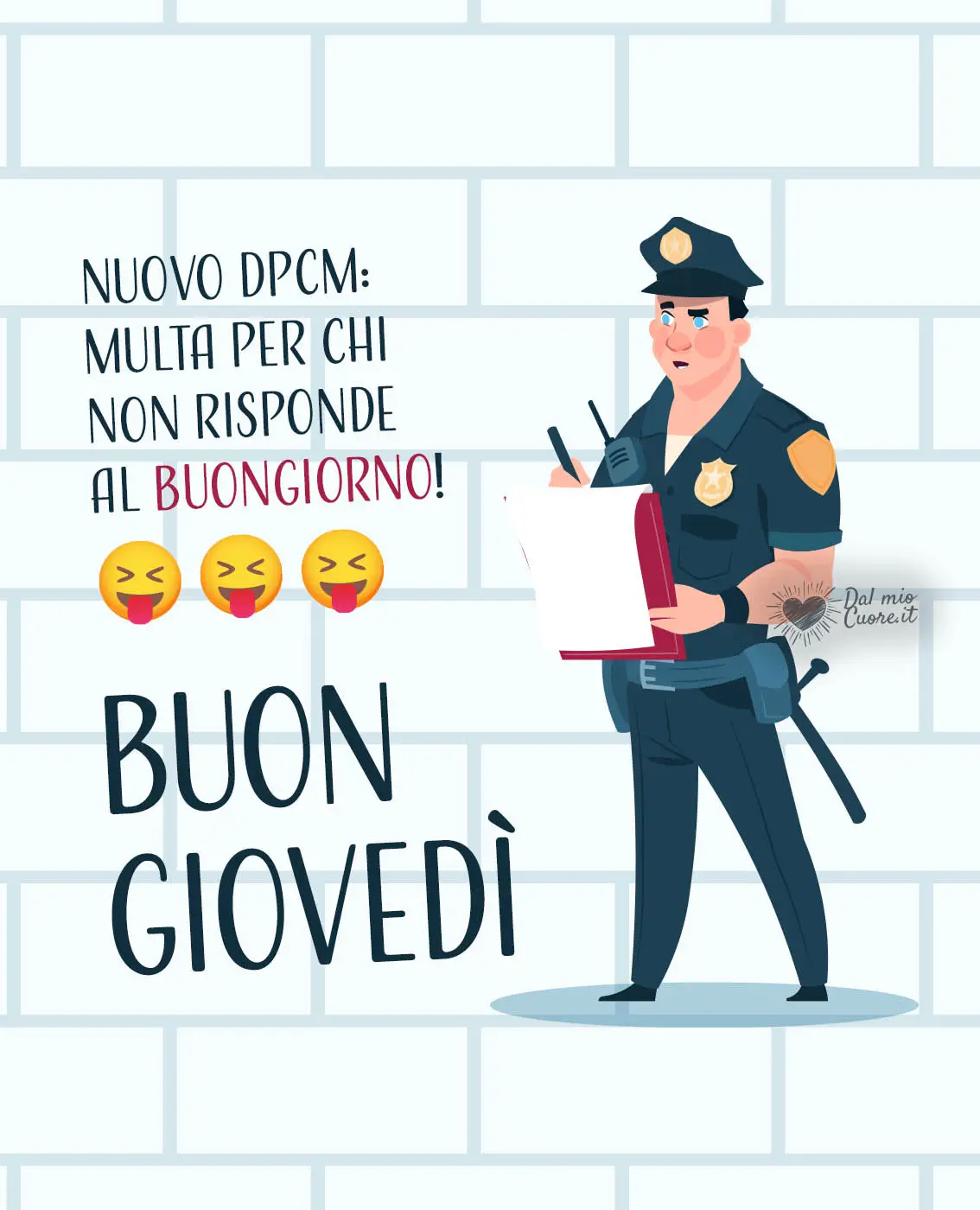 Nuovo DPCM: multa per chi non risponde al buongiorno! Nuovo DPCM: multa per chi non risponde al buongiorno!