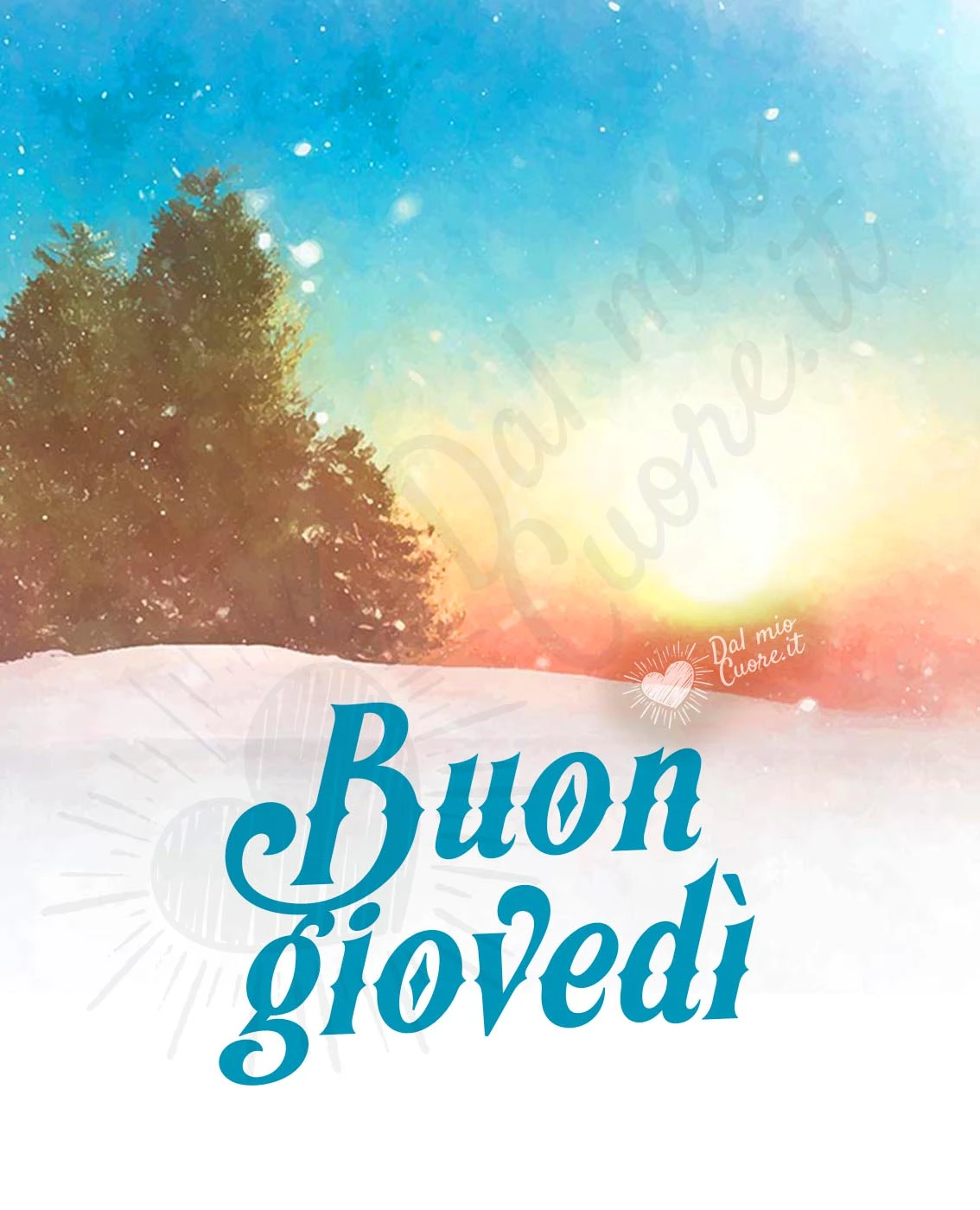 Buon giovedì invernale