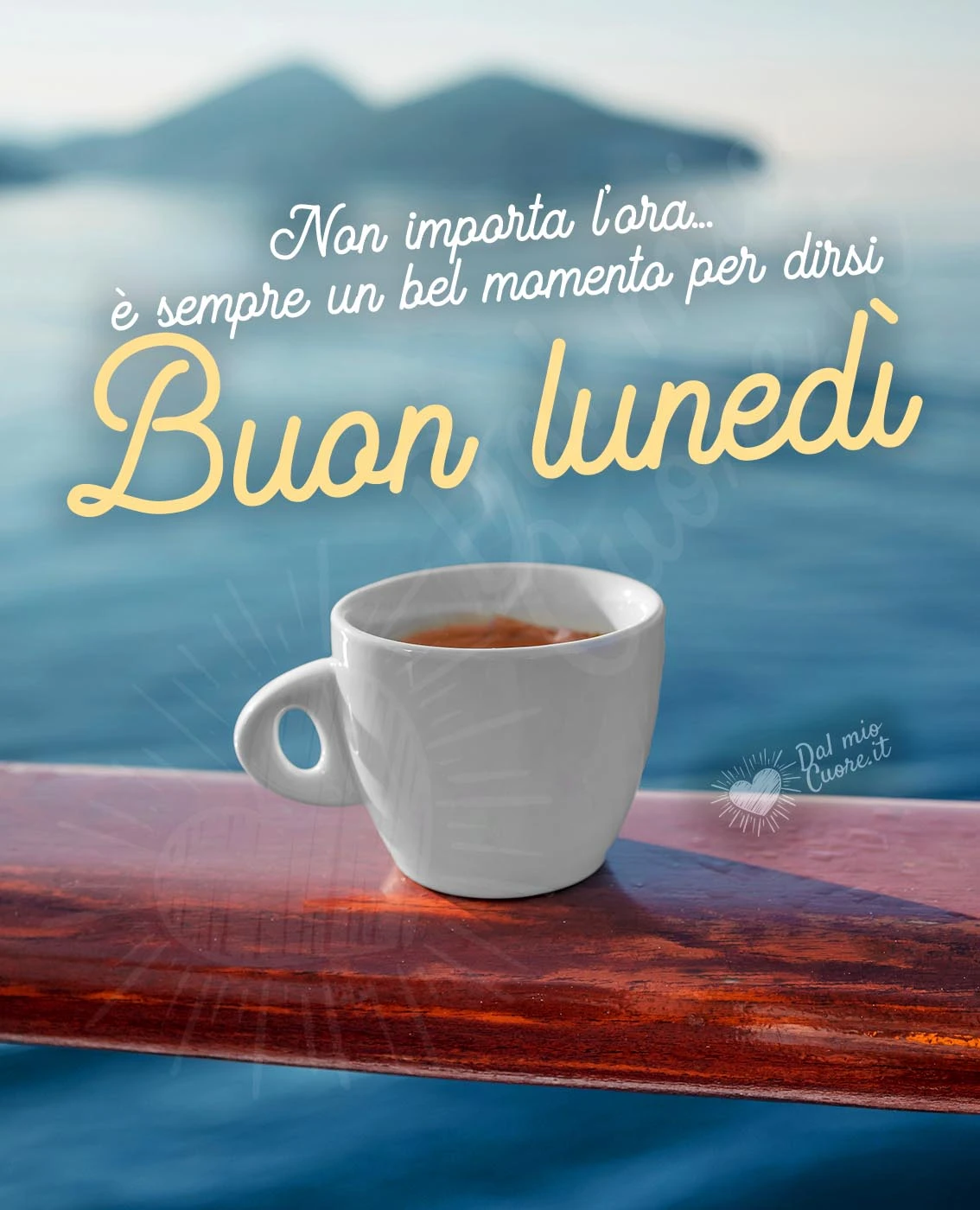 Non importa l’ora... è sempre un bel momento per dirsi buon lunedì