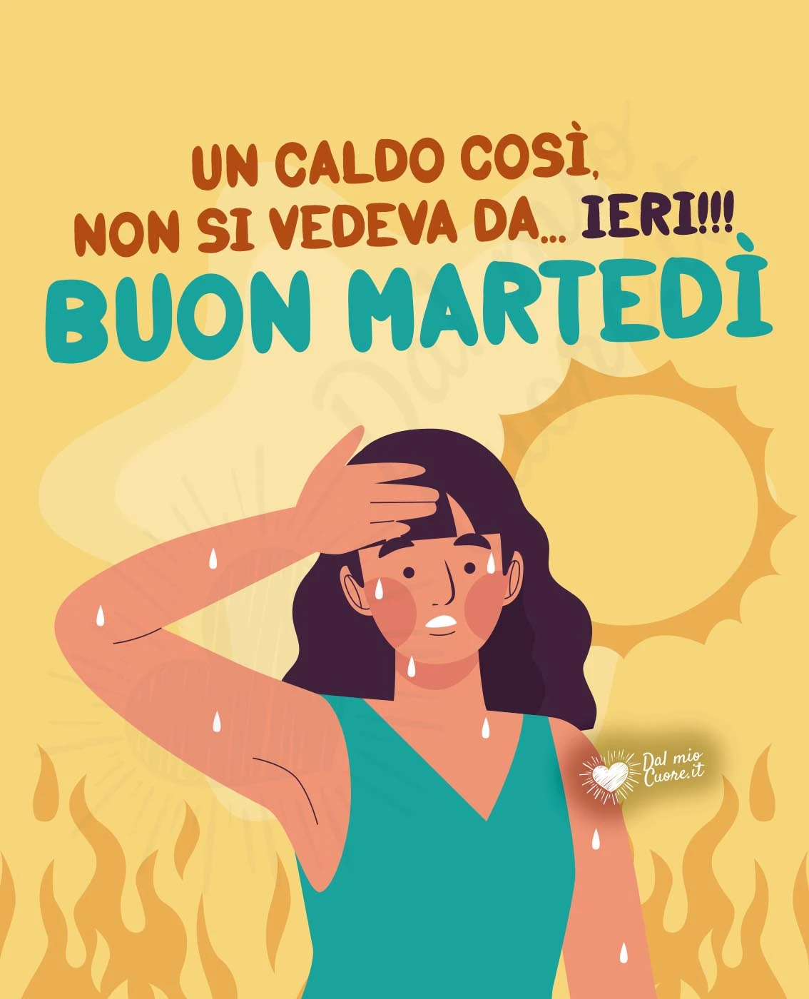 Un caldo così non si vedeva da... ieri!!! Buon martedì (divertente) Un caldo così non si vedeva da... ieri!!! Buon martedì (divertente)