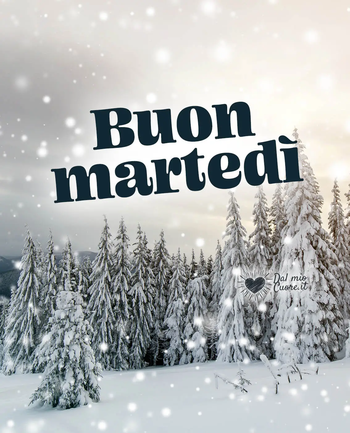 Buon martedi invernale e nevoso
