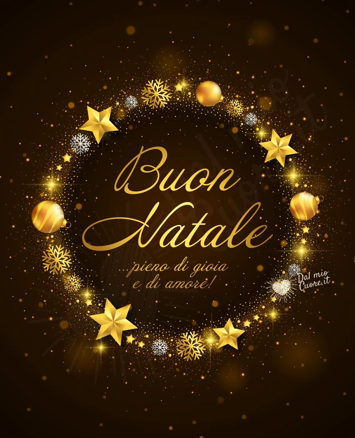 Buon Natale... pieno di gioia e di amore Buon Natale... pieno di gioia e di amore