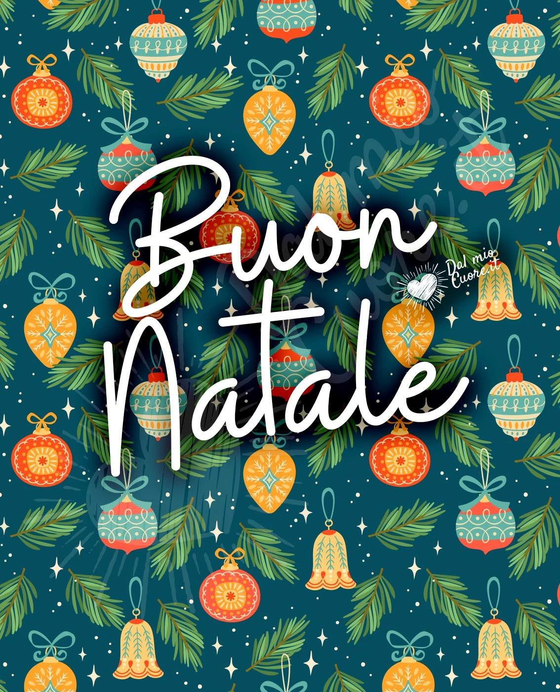 Cartolina di Buon Natale vintage