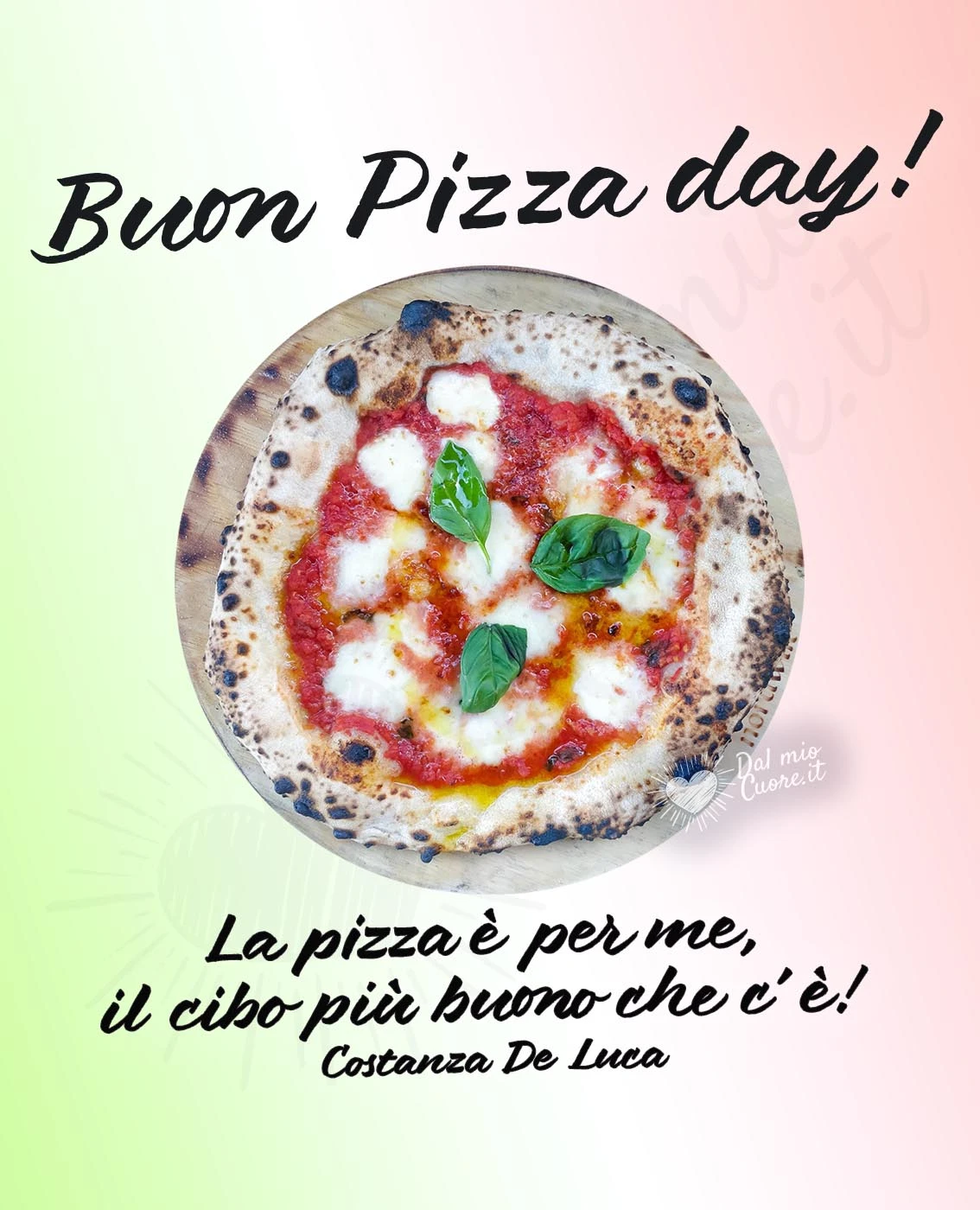 Buongiorno per il Pizza day