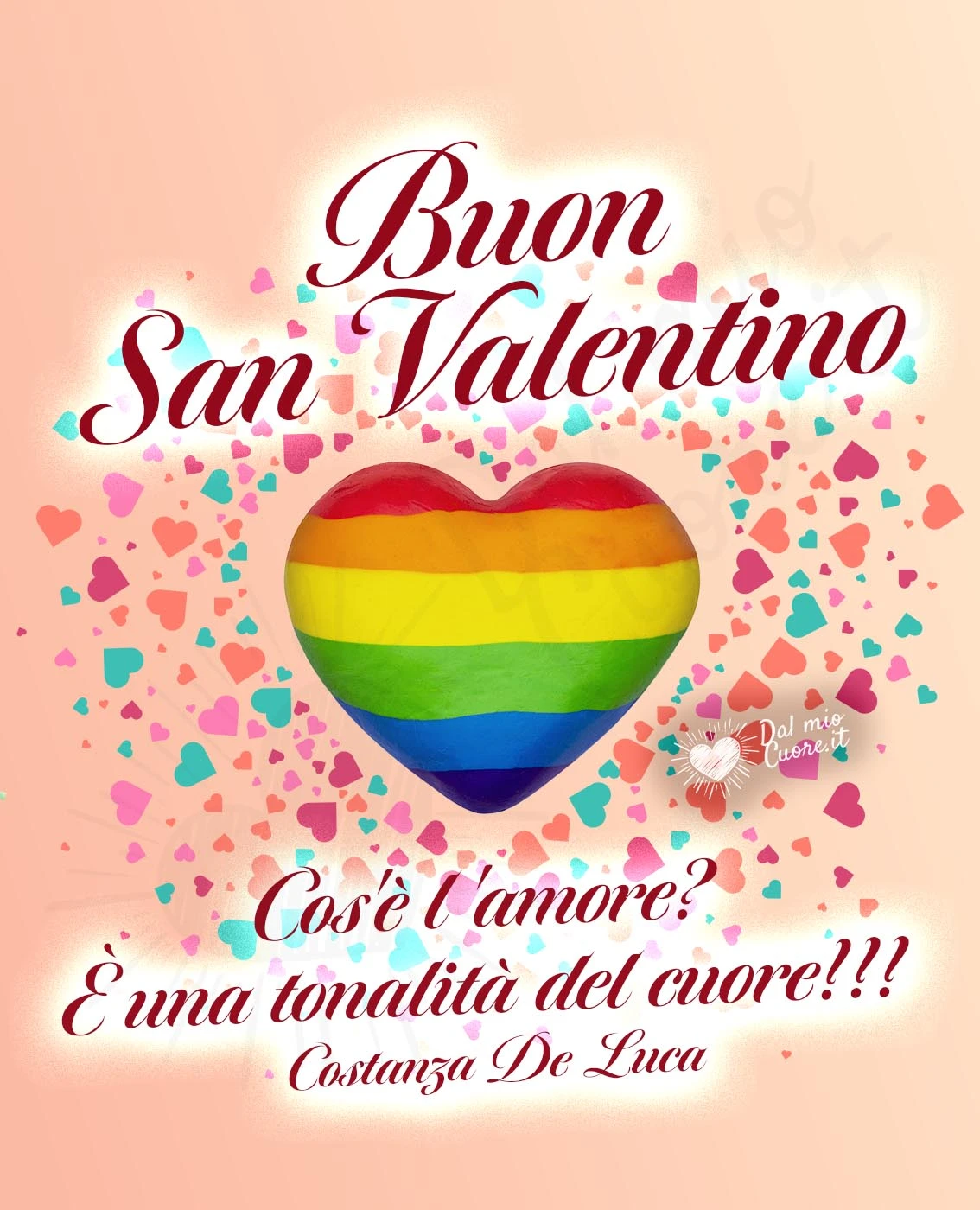 Buon San Valentino. Cos'è l'amore? È una tonalità del cuore!