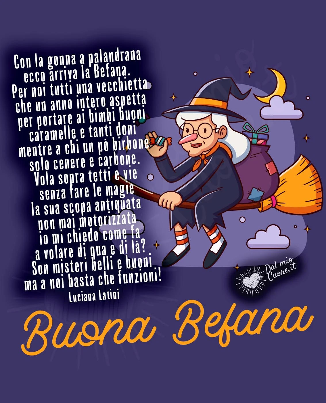 Buona Epifania 2024. Buona Befana con immagini, Video e GIF Gratis