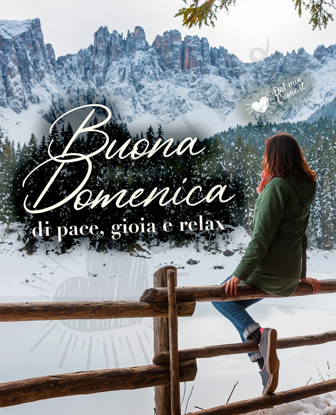 Buona domenica di pace, gioia e relax