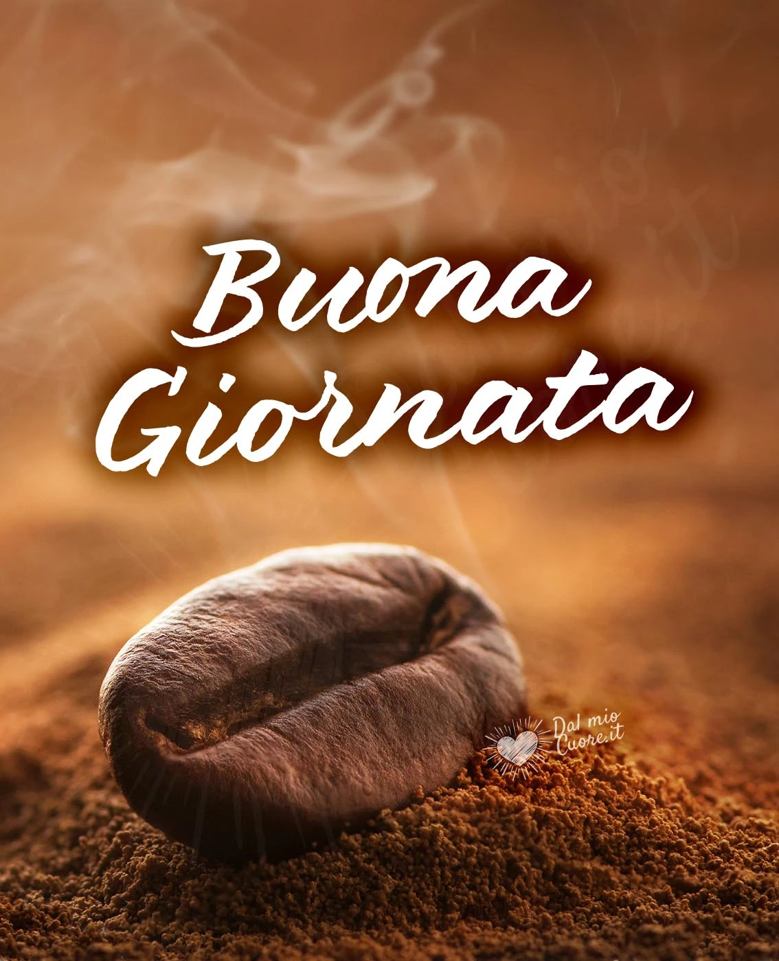 Buona giornata con chicco di caffè Buona giornata con chicco di caffè
