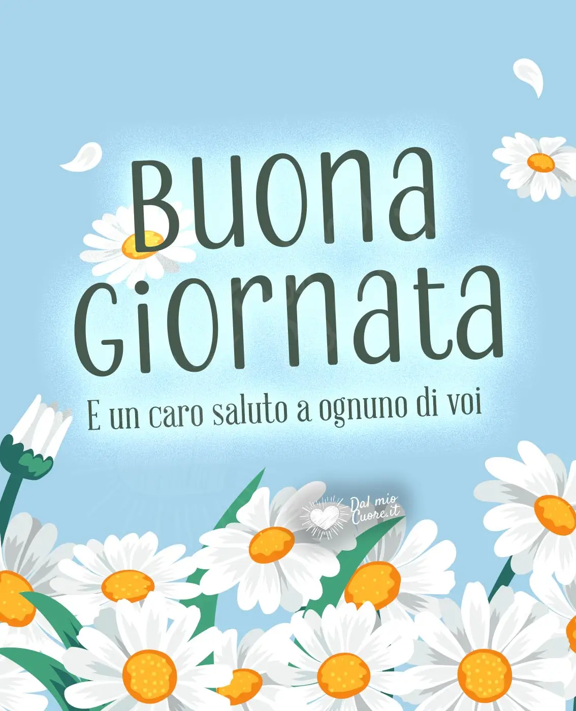 Buona giornata e un caro saluto a ognuno di voi Buona giornata e un caro saluto a ognuno di voi