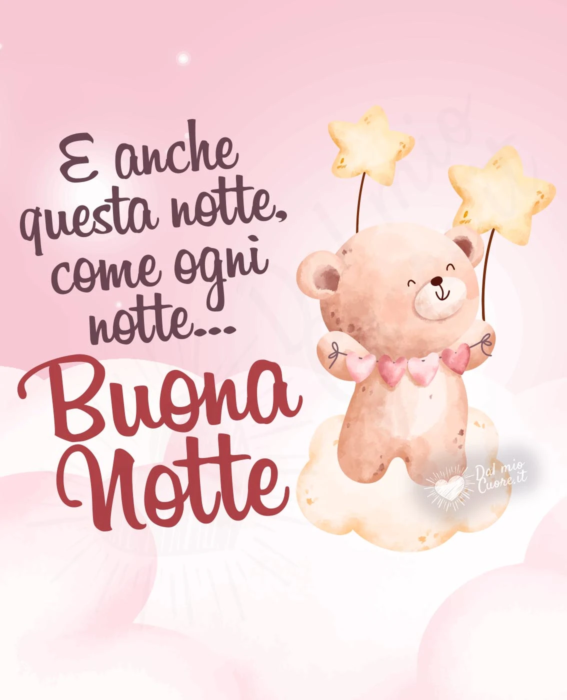 E anche questa notte, come ogni notte... Buona notte