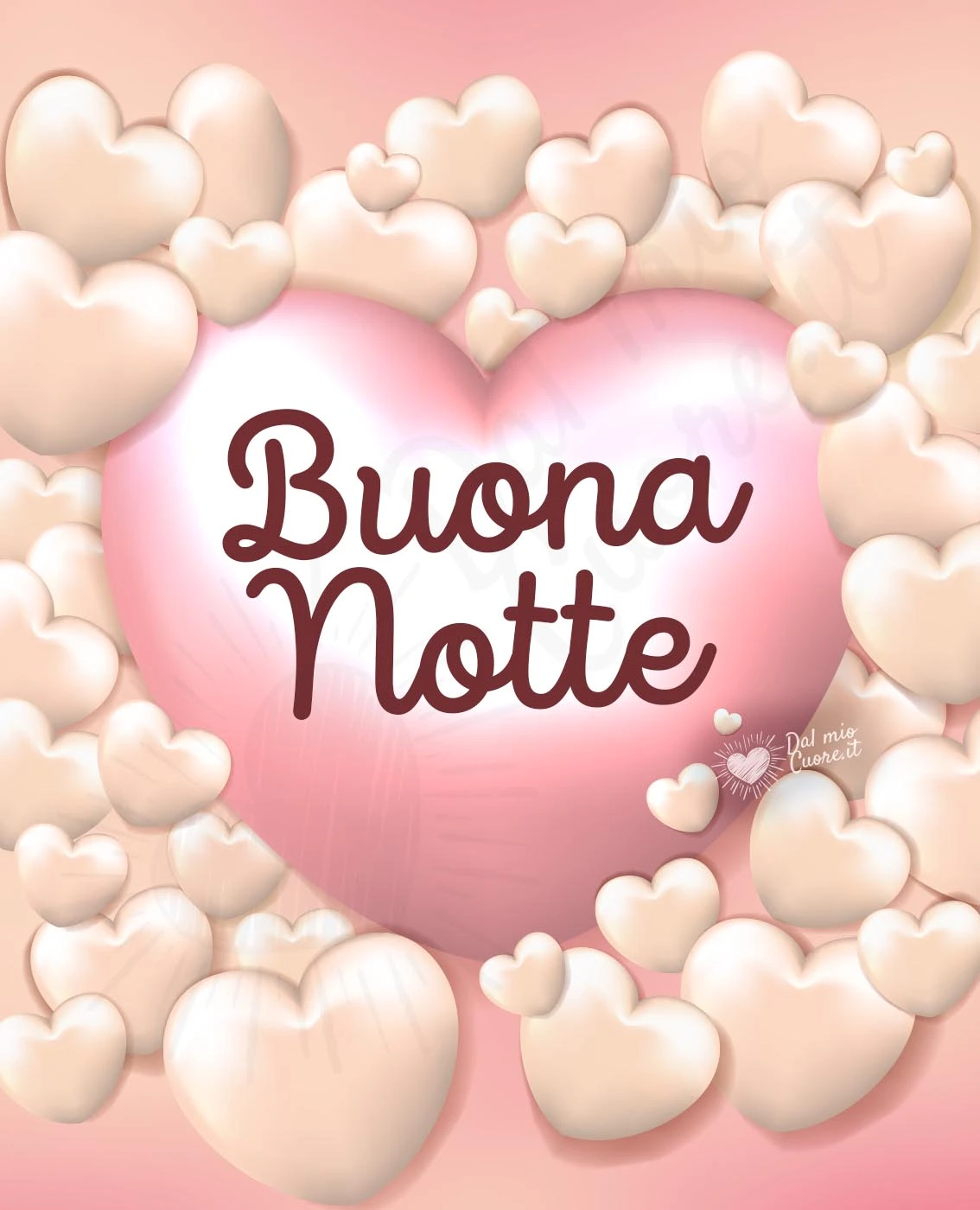 Buona Notte con cuori