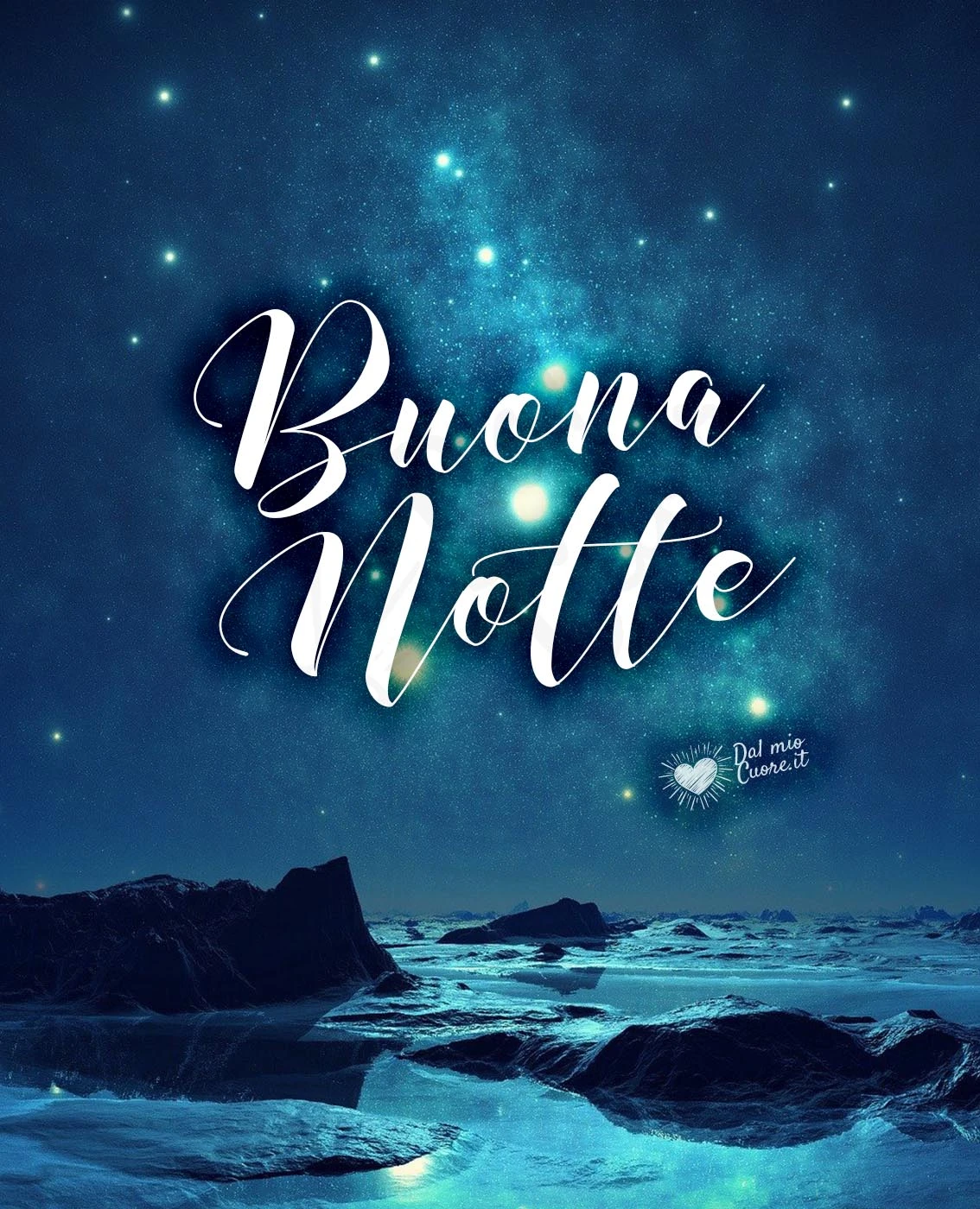 Buona Notte con cielo stellato