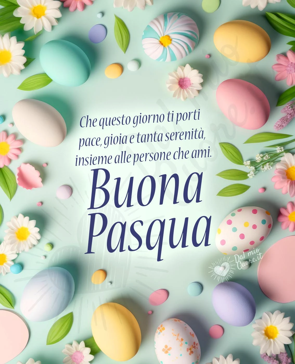 Buona Pasqua, Frasi. Che questo giorno ti porti pace, gioia e tanta serenità, insieme alle persone che ami