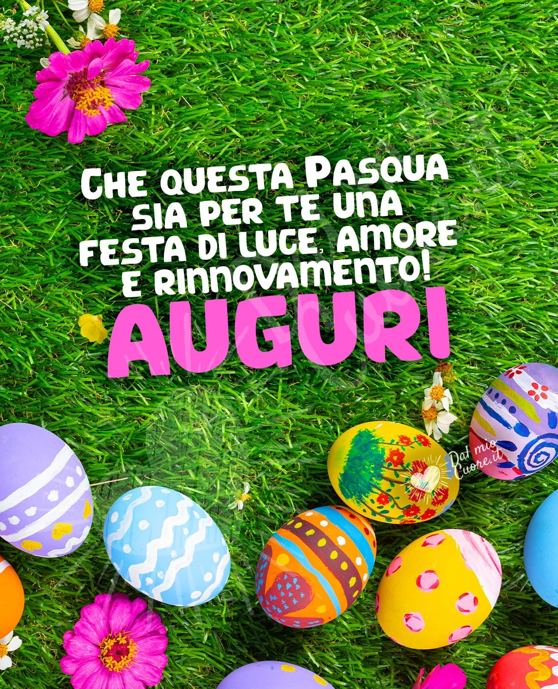 Che questa Pasqua sia per te una festa di luce, amore e rinnovamento! Auguri