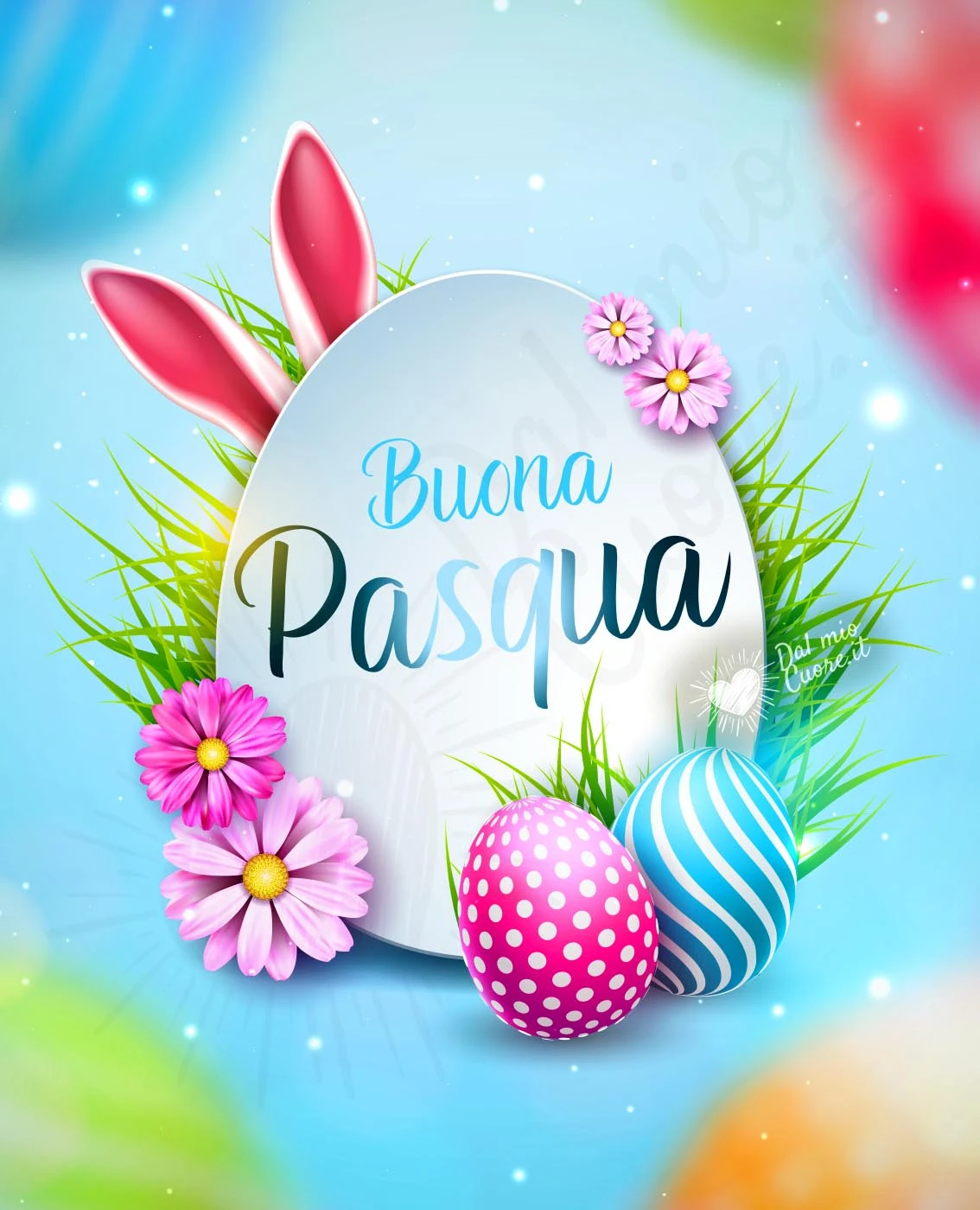 Buona Pasqua. Immagine di auguri elegante