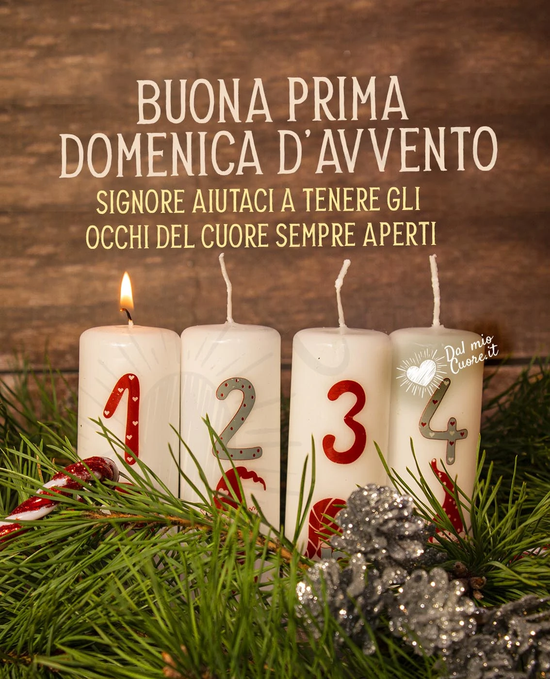 Buona prima domenica d'avvento. Signore Aiutaci a tenere gli occhi del cuore sempre aperti