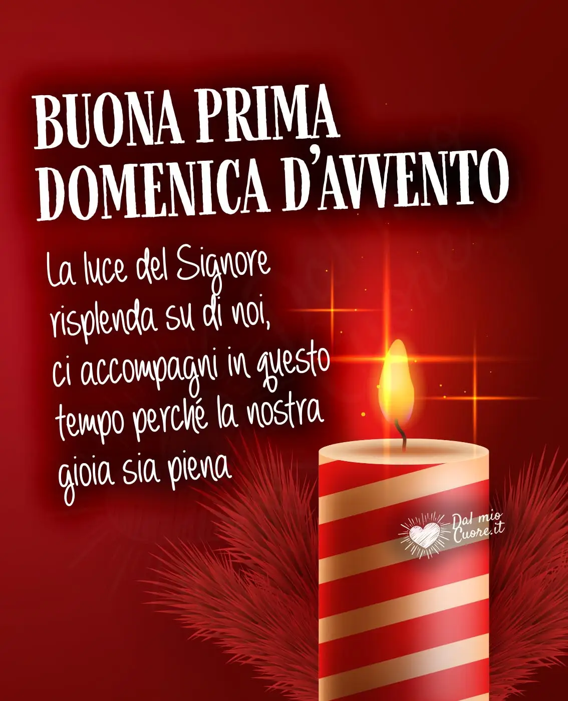 Buona prima domenica d'avvento con preghiera