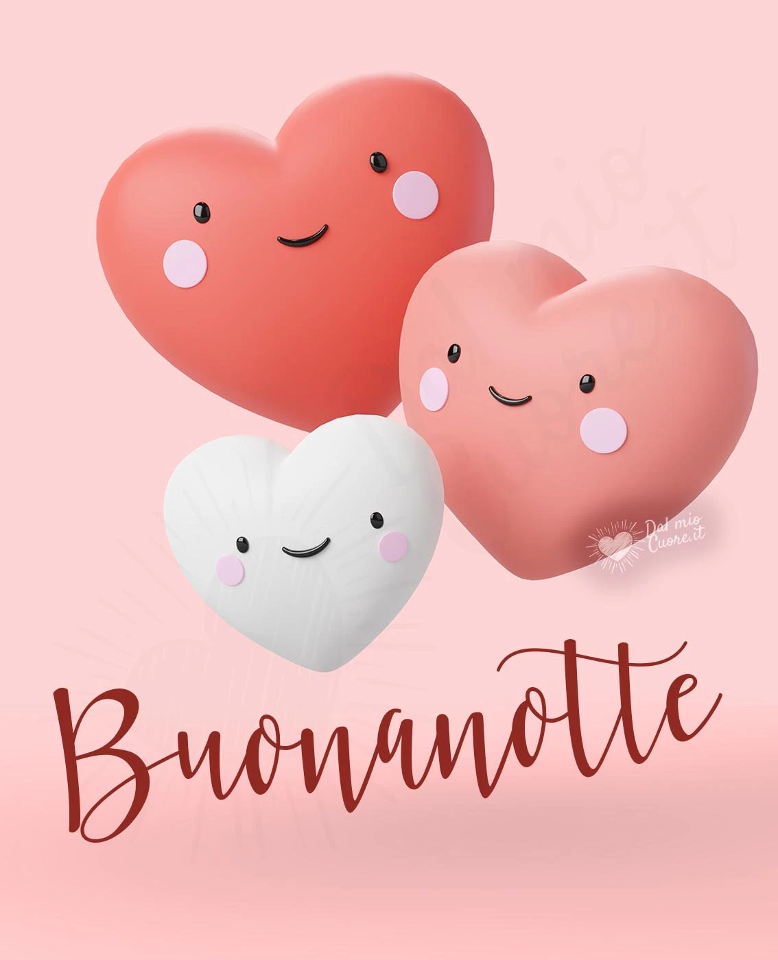Buonanotte con cuoricini