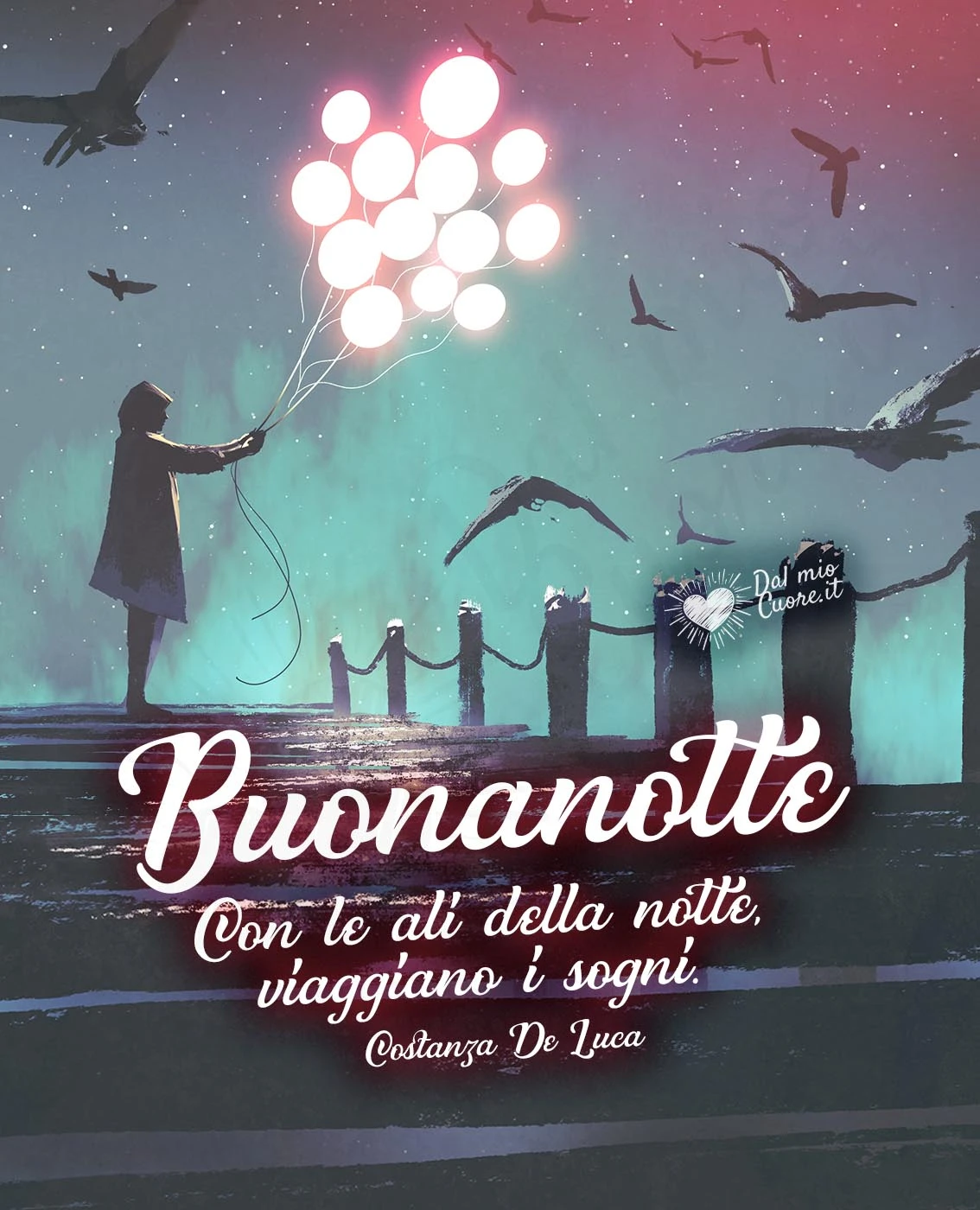 Buonanotte. Con le ali della notte, viaggiano i sogni