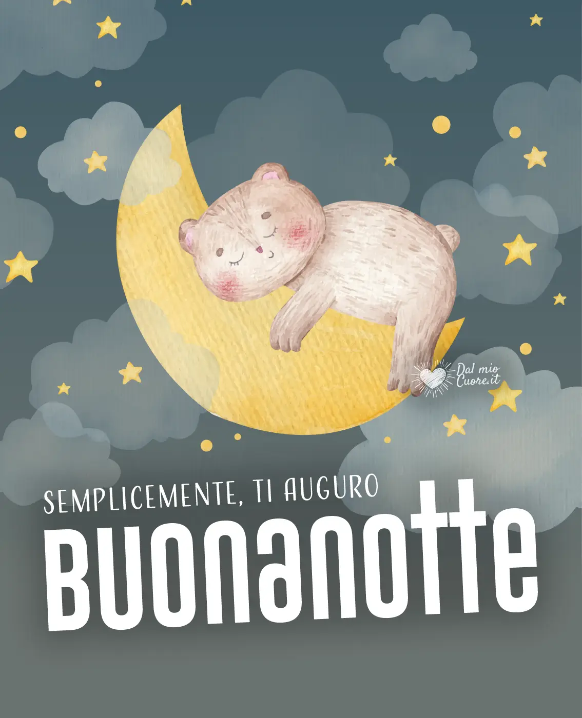 Semplicemente, ti auguro buonanotte