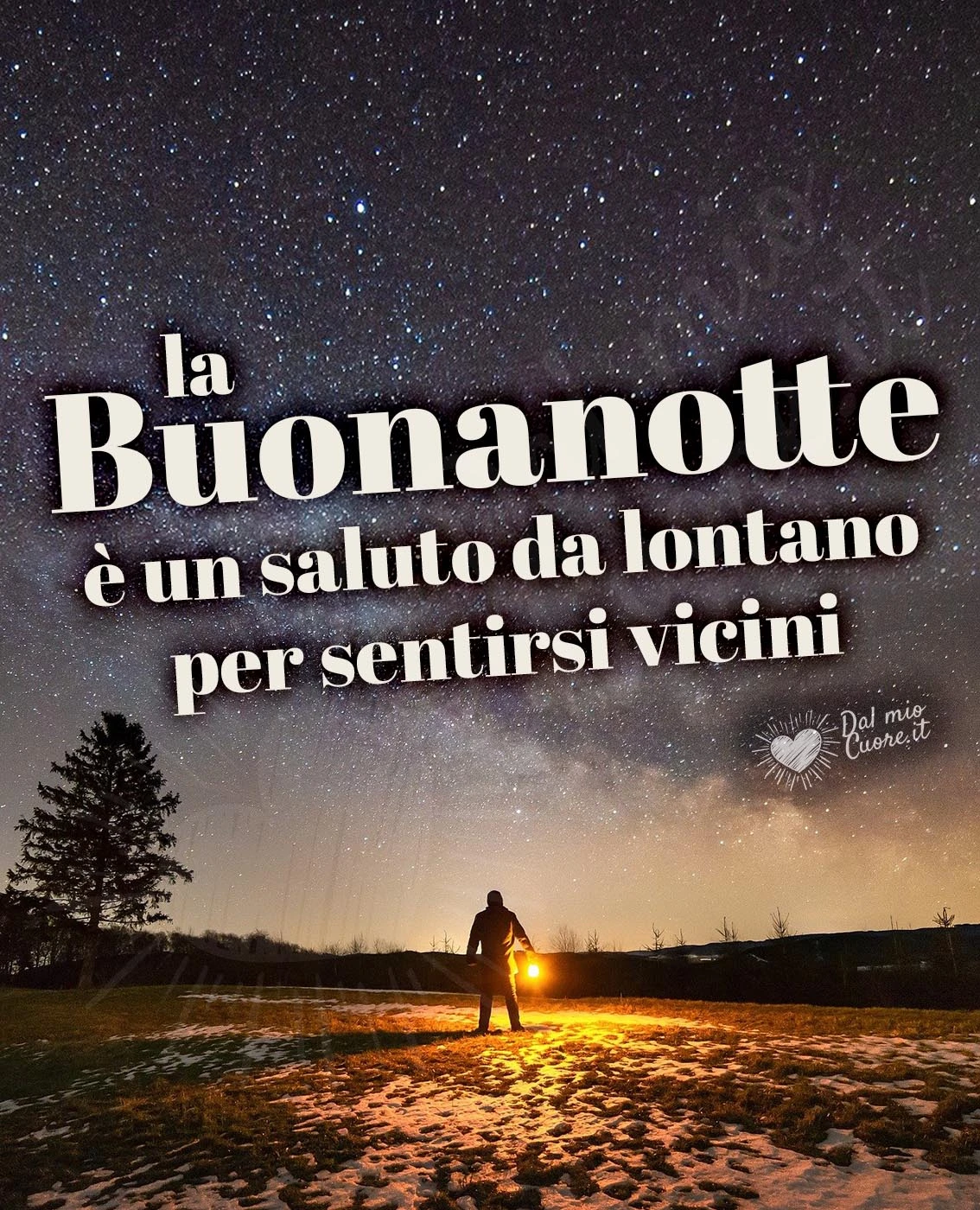 La Buonanotte è un saluto da lontano per sentirsi vicini La Buonanotte è un saluto da lontano per sentirsi vicini