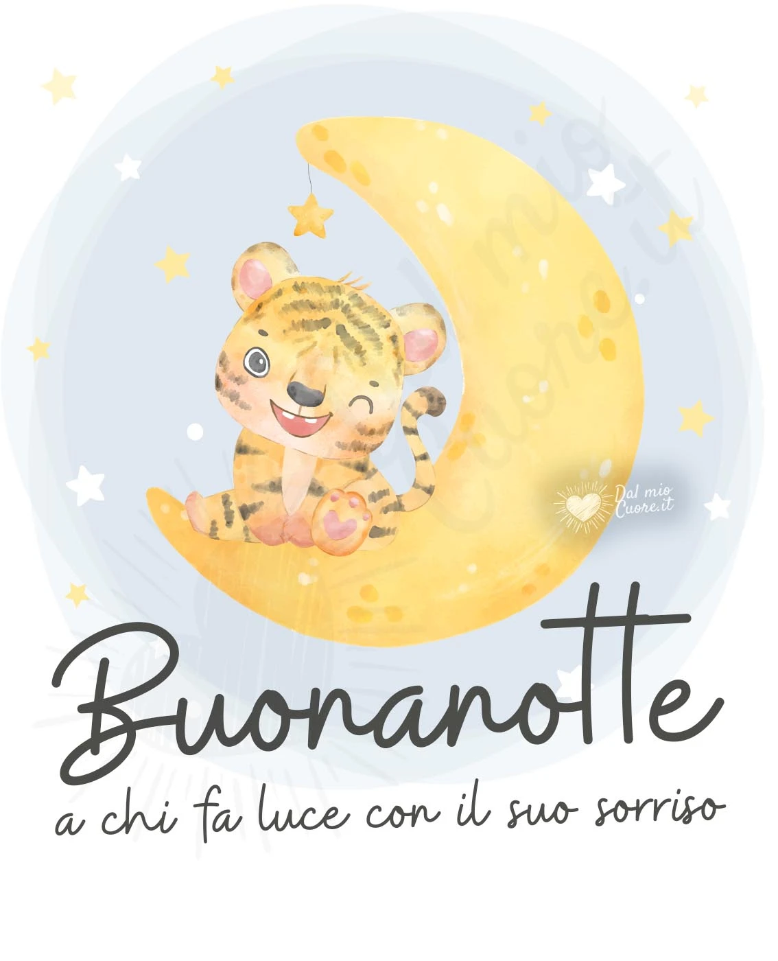 Buonanotte a chi fa luce con il suo sorriso