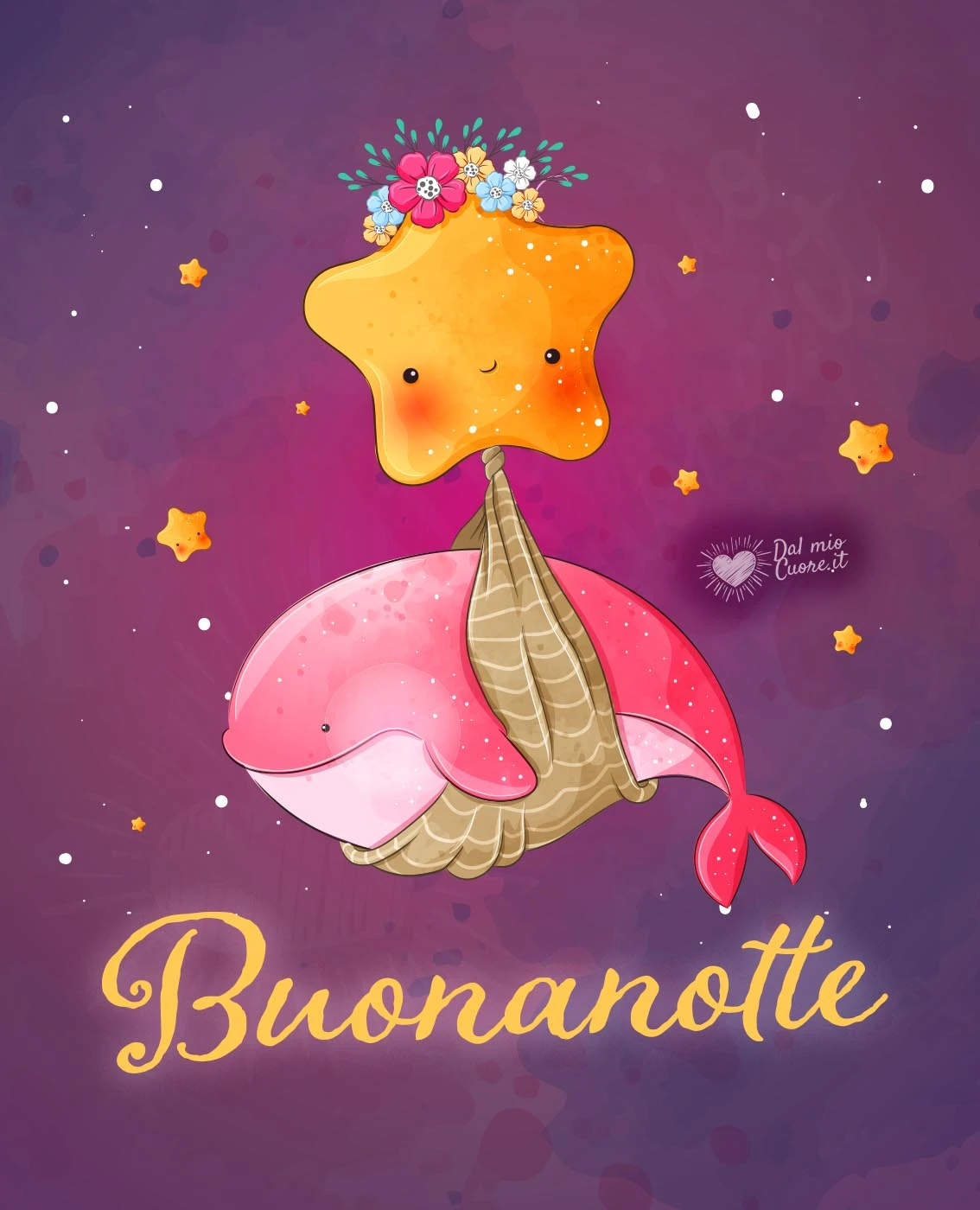 Balena trasportata da una stella