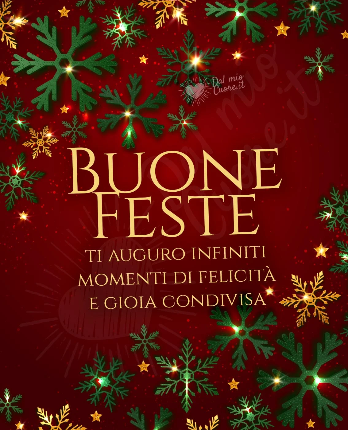 Buone Feste frase: Ti auguro infiniti momenti di felicità e gioia condivisa Buone Feste frase: Ti auguro infiniti momenti di felicità e gioia condivisa