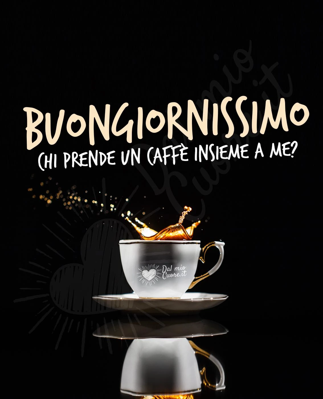 Buongiornissimo. Chi prende un caffè insieme a me? Buongiornissimo. Chi prende un caffè insieme a me?