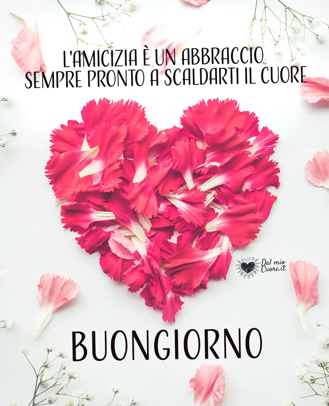 L'amicizia è un abbraccio sempre pronto a scaldarti il cuore. Buongiorno L'amicizia è un abbraccio sempre pronto a scaldarti il cuore. Buongiorno