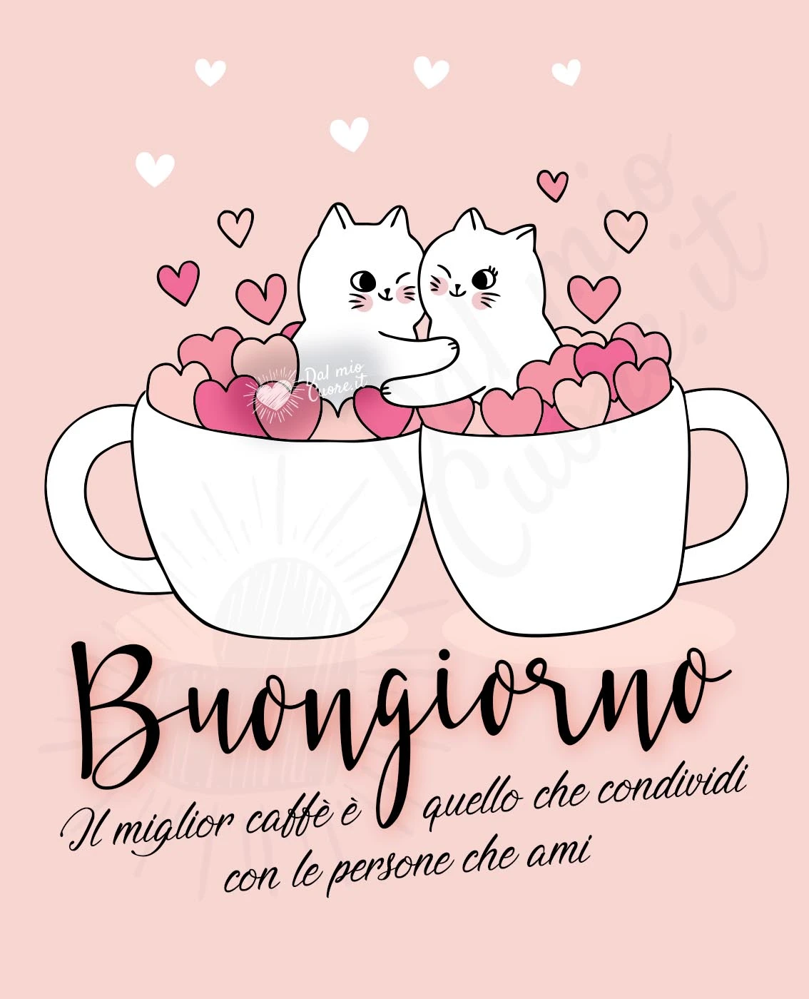 Buongiorno (Frasi). Il miglior caffè è quello che condividi con le persone che ami