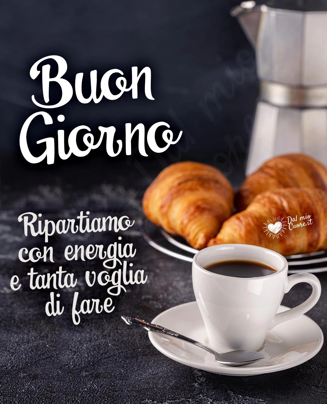 Buon giorno. Ripartiamo con energia e tanta voglia di fare